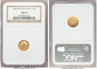 Republic gold 1/2 Escudo 1850-JB AU55 NGC, San Jose mint, KM97. AGW 0.0450 oz. 

HID09801242017

© 2020 Heritage Auctions | All Rights Reserved