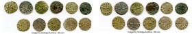 Principality of Antioch 11-Piece Lot of Uncertified Bohemond Era "Helmet" Deniers ND (1163-1201) VF, 17.6gm. Average weight 0.87gm. Sold as is, no ret...