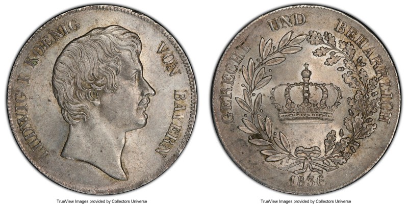 Bavaria. Ludwig I Taler 1836 MS62 PCGS, Munich mint, KM751.

HID09801242017
...