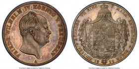 Prussia. Friedrich Wilhelm IV 2 Taler 1856-A MS63 PCGS, Berlin mint, KM467. Golden-brown toning on mirrored surfaces. 

HID09801242017

© 2020 Her...