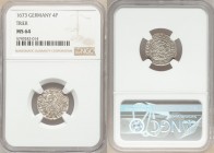 Trier. Carl Caspar 4 Pfennig 1673 MS64 NGC, KM127 

HID09801242017

© 2020 Heritage Auctions | All Rights Reserved