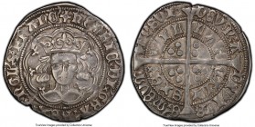 Henry VI (1st Reign, 1422-61) Groat ND (1422-1427) AU50 PCGS, Calais mint, Incurved pierced cross mm, Annulet issue, S-1836. 28mm. 

HID09801242017...