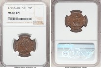 George II Farthing 1754 MS64 Brown NGC, KM581.2.

HID09801242017

© 2020 Heritage Auctions | All Rights Reserved