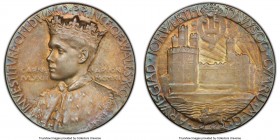 George V silver Specimen "Investiture of Edward, Prince of Wales" Medal 1911 SP65 PCGS, Eimer-1925, BHM-4079. 34mm. By W.G. John. Comes with Mint issu...