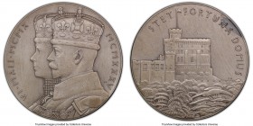 George V silver Matte Specimen "Silver Jubilee" Medal 1935 SP65 PCGS, London mint, Eimer-2029a, BHM-4249. 57mm. By P. Metcalfe. VI MAII MCMX MCMXXXV J...