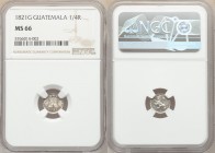 Ferdinand VII 1/4 Real 1821-G MS66 NGC, Nueva Guatemala mint, KM72. Bold strike, cartwheel luster. 

HID09801242017

© 2020 Heritage Auctions | Al...