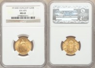 Franz Joseph I gold 20 Korona 1914-KB MS63 NGC, Kremnitz mint, KM495. AGW 0.1960 oz. 

HID09801242017

© 2020 Heritage Auctions | All Rights Reser...