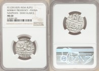 British India. Bombay Presidency 3-Piece Lot of Certified Assorted Rupees MS60 NGC, Poona mint, KM325 (under Maratha Confederacy). Nagphani mintmark, ...