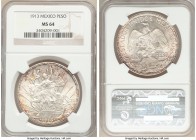 Estado Unidos "Caballito" Peso 1913 MS64 NGC, Mexico City mint, KM453. Mint bloom with red-gold toning. 

HID09801242017

© 2020 Heritage Auctions...