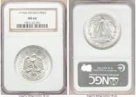 Estados Unidos Peso 1918-M MS62 NGC, Mexico City mint, KM454. First year of two year type.

HID09801242017

© 2020 Heritage Auctions | All Rights ...