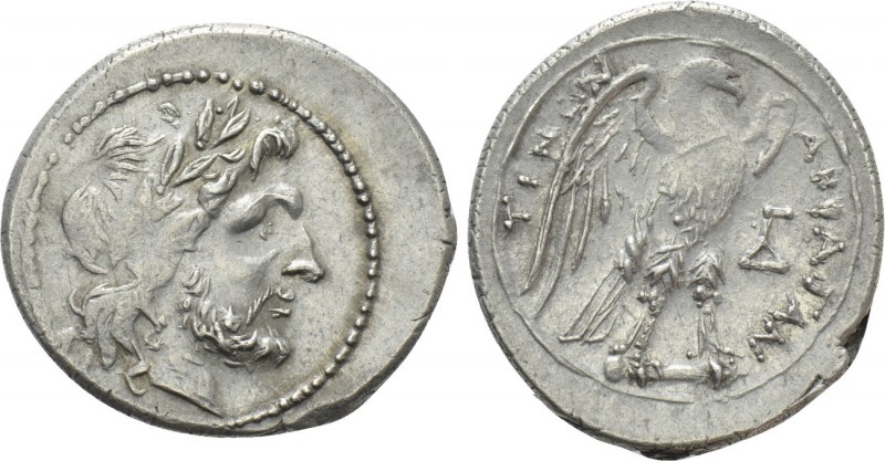 SICILY. Akragas. Drachm or Half-Shekel. Punic occupation (Circa 214-210 BC). 
...