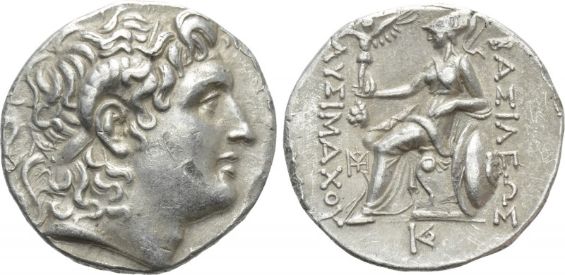 KINGS OF THRACE (Macedonian). Lysimachos (305-281 BC). Tetradrachm. Lysimacheia(...