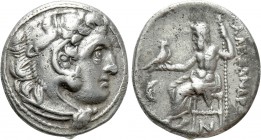KINGS OF MACEDON. Alexander III 'the Great' (336-323 BC). Drachm. Kolophon. 

Obv: Head of Herakles right, wearing lion skin.
Rev: AΛΕΞΑΝΔΡΟΥ. 
Ze...