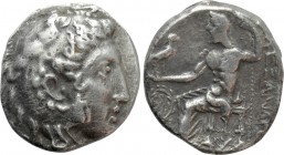 KINGS OF MACEDON. Alexander III 'the Great' (336-323 BC). Tetradrachm. Uncertain eastern mint. 

Obv: Head of Herakles right, wearing lion skin.
Re...