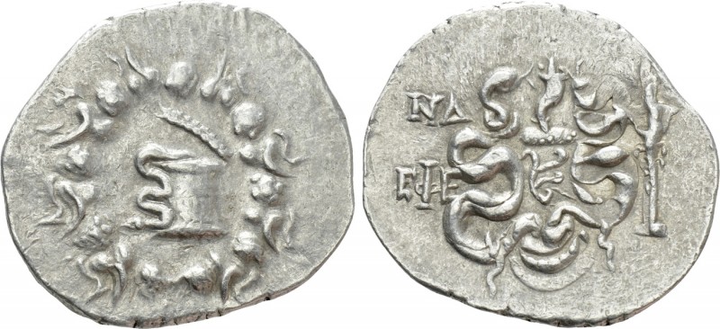 IONIA. Ephesos. Cistophor (Circa 180-67 BC). Dated CY 53 (82/1 BC). 

Obv: Cis...