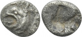 IONIA. Phokaia. Tetartemorion (Circa 600-500 BC). 

Obv: Head of griffin left.
Rev: Quadripartite incuse square.

BMC 88-89. 

Condition: Good ...