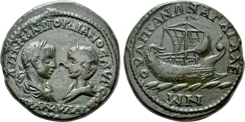 THRACE. Anchialus. Gordian III, with Tranquillina (238-244). Ae. 

Obv: AVT K ...