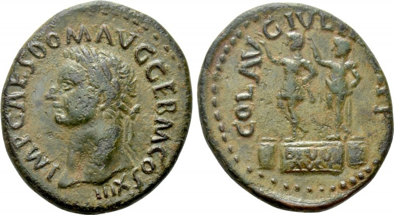 MACEDON. Philippi. Domitian (81-96). Ae. 

Obv: IMP CAES DOM(I) AVG GERM COS X...