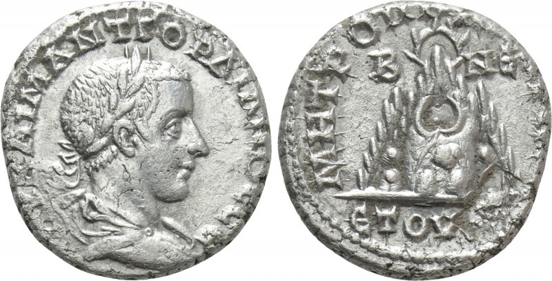 CAPPADOCIA. Caesarea. Gordian III (238-244). Tridrachm. Dated RY 4 (240/1). 

...