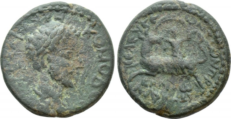 CILICIA. Seleucia ad Calycadnum. Commodus (177-192). Ae. 

Obv: ΑVΤ ΚΑΙ ΑVΡΗ Κ...