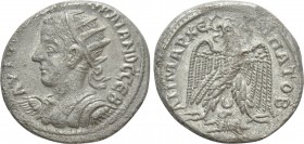 SELEUCIS & PIERIA. Antioch. Gordian III (238-244). Tetradrachm. 

Obv: AVTOK K M ANT ΓOPΔIANOC CЄB. 
Radiate, draped and cuirassed bust left.
Rev:...