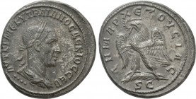 SELEUCIS & PIERIA. Antioch. Trajanus Decius (249-251). Tetradrachm. 

Obv: ΑΥΤ Κ Γ ΜЄ ΚΥ ΤΡΑΙΑΝΟϹ ΔЄΚΙΟϹ ϹЄΒ. 
Laureate, draped and cuirassed bust ...