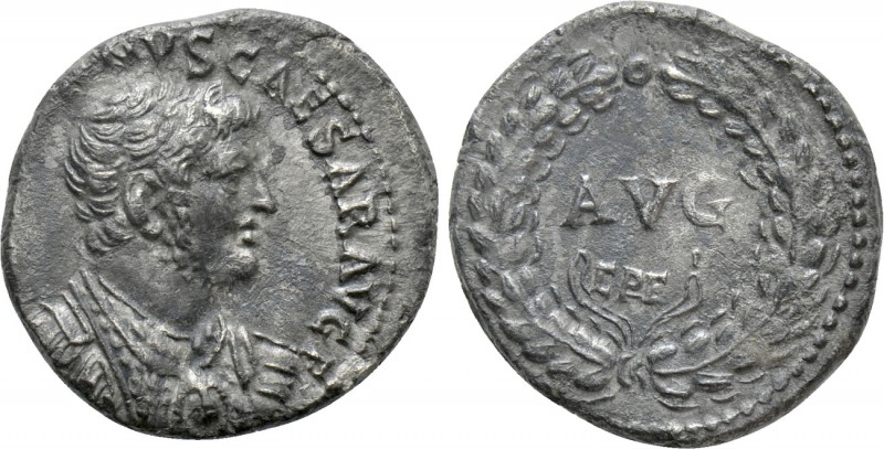 DOMITIAN (81-96). Denarius. Ephesus. 

Obv: DOMITIANVS CAESAR AVG F. 
Barehea...