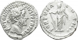 ANTONINUS PIUS (138-161). Denarius. Rome. 

Obv: ANTONINVS AVG PIVS P P TR P XXIII. 
Laureate head right.
Rev: FORTVNA COS IIII. 
Fortuna standin...