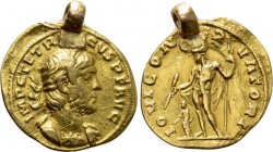 TETRICUS I (271-274). GOLD Aureus. Uncertain mint. 

Obv: IMP C TETRICVS P F AVG. 
Laureate, draped and cuirassed bust right.
Rev: IOVI CONSERVATO...