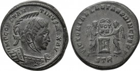 CONSTANTINE I 'THE GREAT' (307/10-337). Follis. Treveri. 

Obv: IMP CONSTANTINVS MAX AVG. 
Laureate, helmeted and cuirassed bust right.
Rev: VICTO...