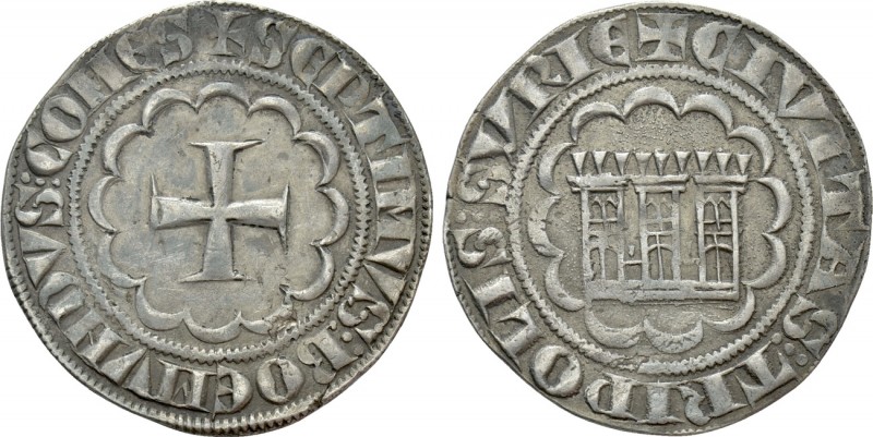 CRUSADERS. Tripoli. Bohémond VII (1275-1287). Gros.

Obv: SEPTIMVS BOEMVNDVS C...