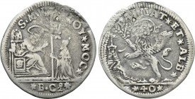 ITALY. Venice. Alvise II Mocenigo (1700-1709). Mezzo leone da 40 soldi. Struck for use in Dalmatia and Albania. 

Obv: S M V ALOY MOC / DVX. 
S. Ma...