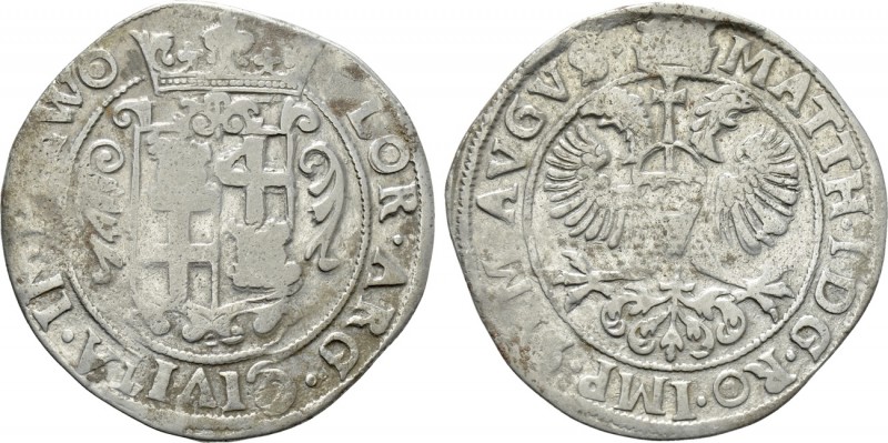 NETHERLANDS. Zwolle. In the name of Matthias I (1612-1619). 28 Stuiver or Gulden...