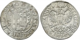NETHERLANDS. Zwolle. In the name of Matthias I (1612-1619). 28 Stuiver or Gulden. 

Obv: MATTH I D G RO IMP SEM AVGVS. 
Imperial double eagle, with...