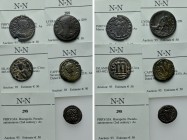 5 Coins; Roman Provincial etc. 

Obv: .
Rev: .

. 

Condition: See picture.

Weight: g.
 Diameter: mm.