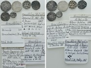 6 Crusader Coins. 

Obv: .
Rev: .

. 

Condition: See picture.

Weight: g.
 Diameter: mm.