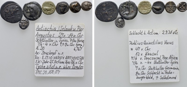 7 Greek and Celtic Coins. 

Obv: .
Rev: .

. 

Condition: See picture.
...