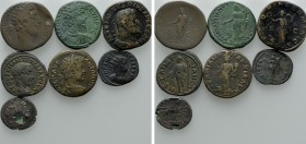 7 Roman Coins. 

Obv: .
Rev: .

. 

Condition: See picture.

Weight: g.
 Diameter: mm.