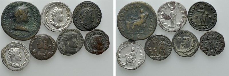 7 Roman Coins, Vitellius etc. 

Obv: .
Rev: .

. 

Condition: See picture...