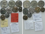 9 Roman Provincial Coins. 

Obv: .
Rev: .

. 

Condition: See picture.

Weight: g.
 Diameter: mm.