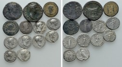 13 Roman Coins. 

Obv: .
Rev: .

. 

Condition: See picture.

Weight: g.
 Diameter: mm.