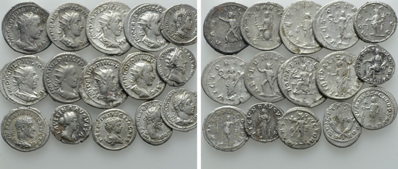 15 Roman Coins. 

Obv: .
Rev: .

. 

Condition: See picture.

Weight: g...