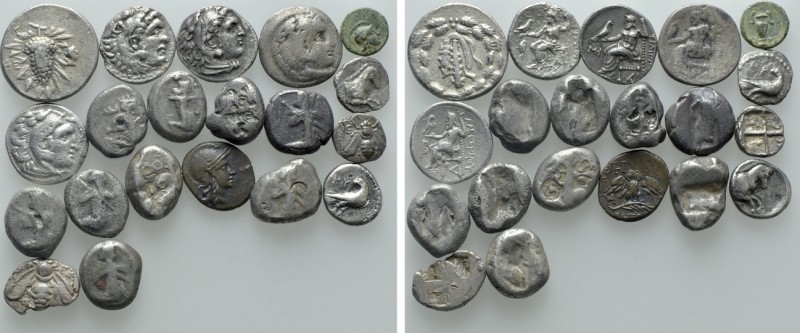 20 Greek Coins. 

Obv: .
Rev: .

. 

Condition: See picture.

Weight: g...