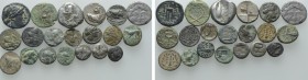 20 Greek Coins. 

Obv: .
Rev: .

. 

Condition: See picture.

Weight: g.
 Diameter: mm.