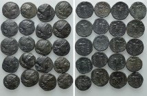 20 Greek Coins. 

Obv: .
Rev: .

. 

Condition: See picture.

Weight: g.
 Diameter: mm.