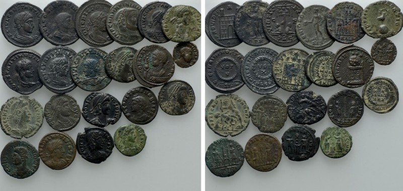 21 Roman Coins.

Obv: .
Rev: .

.

Condition: See picture.

Weight: g....