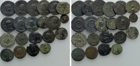 21 Roman Coins.

Obv: .
Rev: .

.

Condition: See picture.

Weight: g.
Diameter: mm.