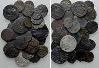 Circa 30 Medieval and Modern Coins; Mostly Islam. 

Obv: .
Rev: .

. 

Condition: See picture.

Weight: g.
 Diameter: mm.