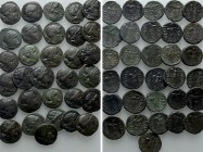 31 Greek Coins. 

Obv: .
Rev: .

. 

Condition: See picture.

Weight: g.
 Diameter: mm.