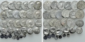 31 Ancient Coins. 

Obv: .
Rev: .

. 

Condition: See picture.

Weight: g.
 Diameter: mm.